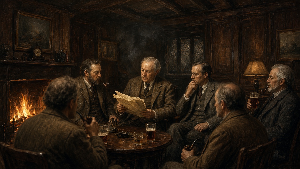 Une réunion des Inklings au pub