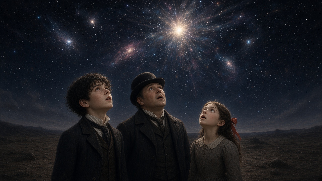 Digory écoute la création dans le noir