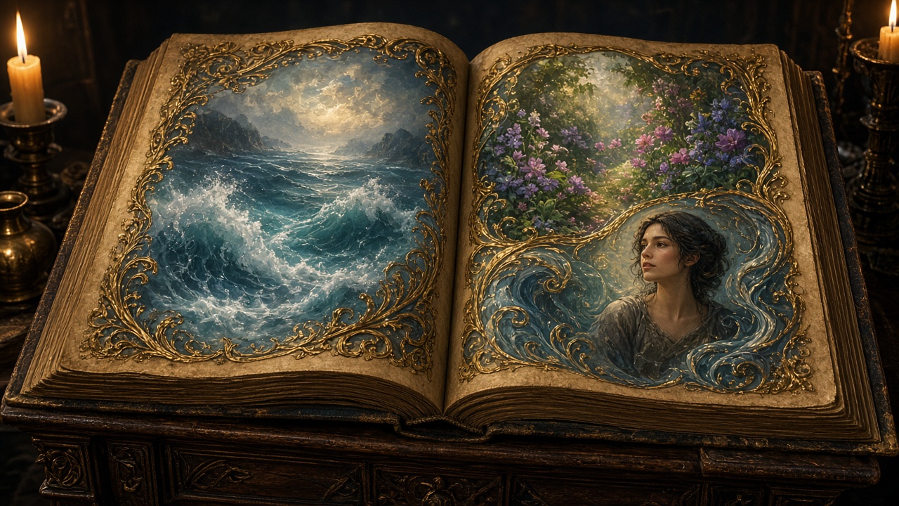 Les pages vivantes du livre de magie