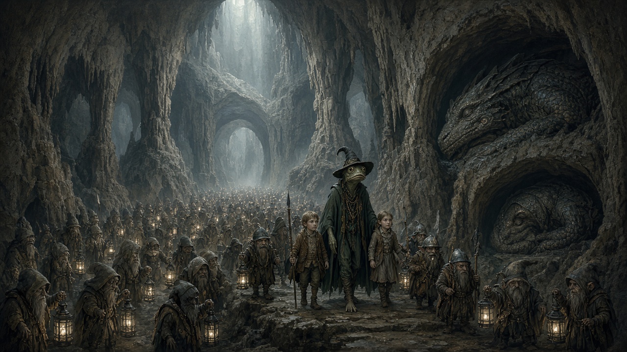 La foule silencieuse des Hommes de la Terre