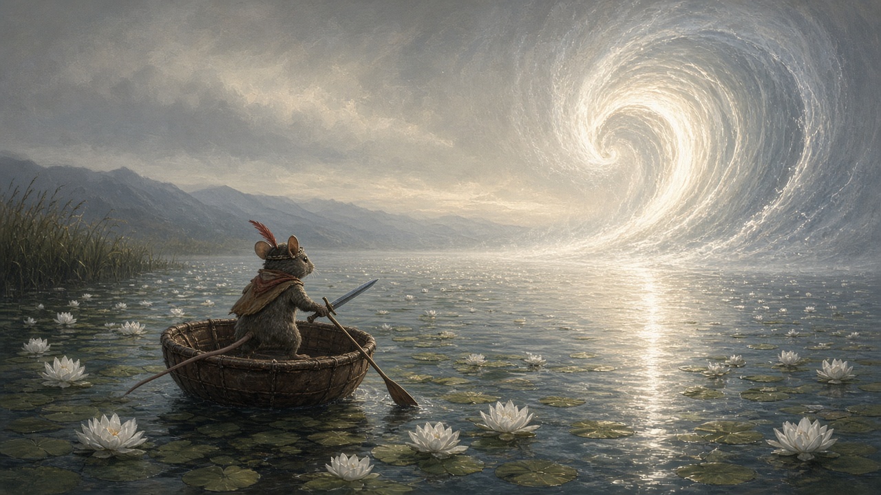 Ripitchip dans son coracle vers la vague du bout du monde
