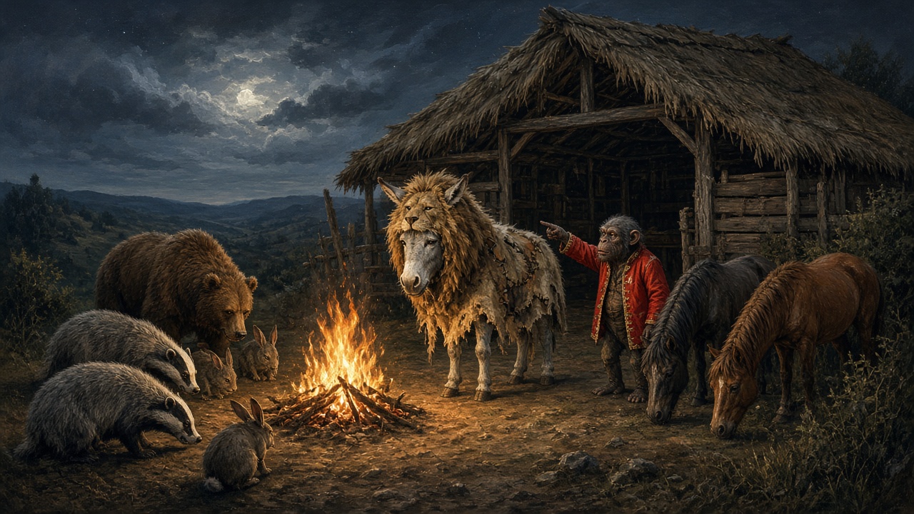 Puzzle couvert de la peau de lion