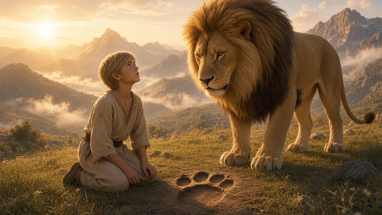 Le brouillard se lève et révèle le Lion