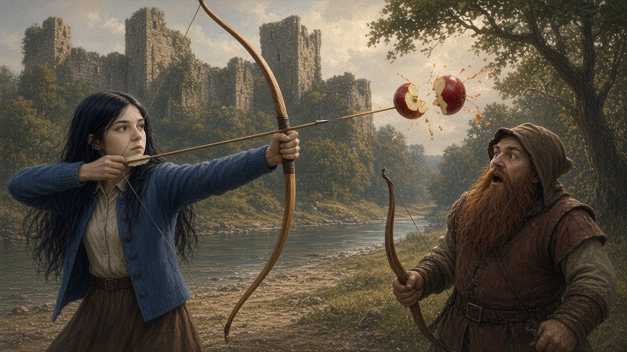 Susan bat un nain au tir à l'arc